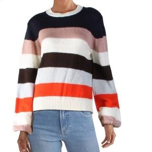 {WAYF} Multi Color Striped Sweater Size Small